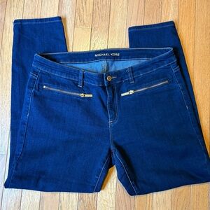 Michael Kors Women's Dark Blue Skinny Jeans